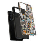 Cute Cats Sticker Tough Samsung Galaxy Phone Case