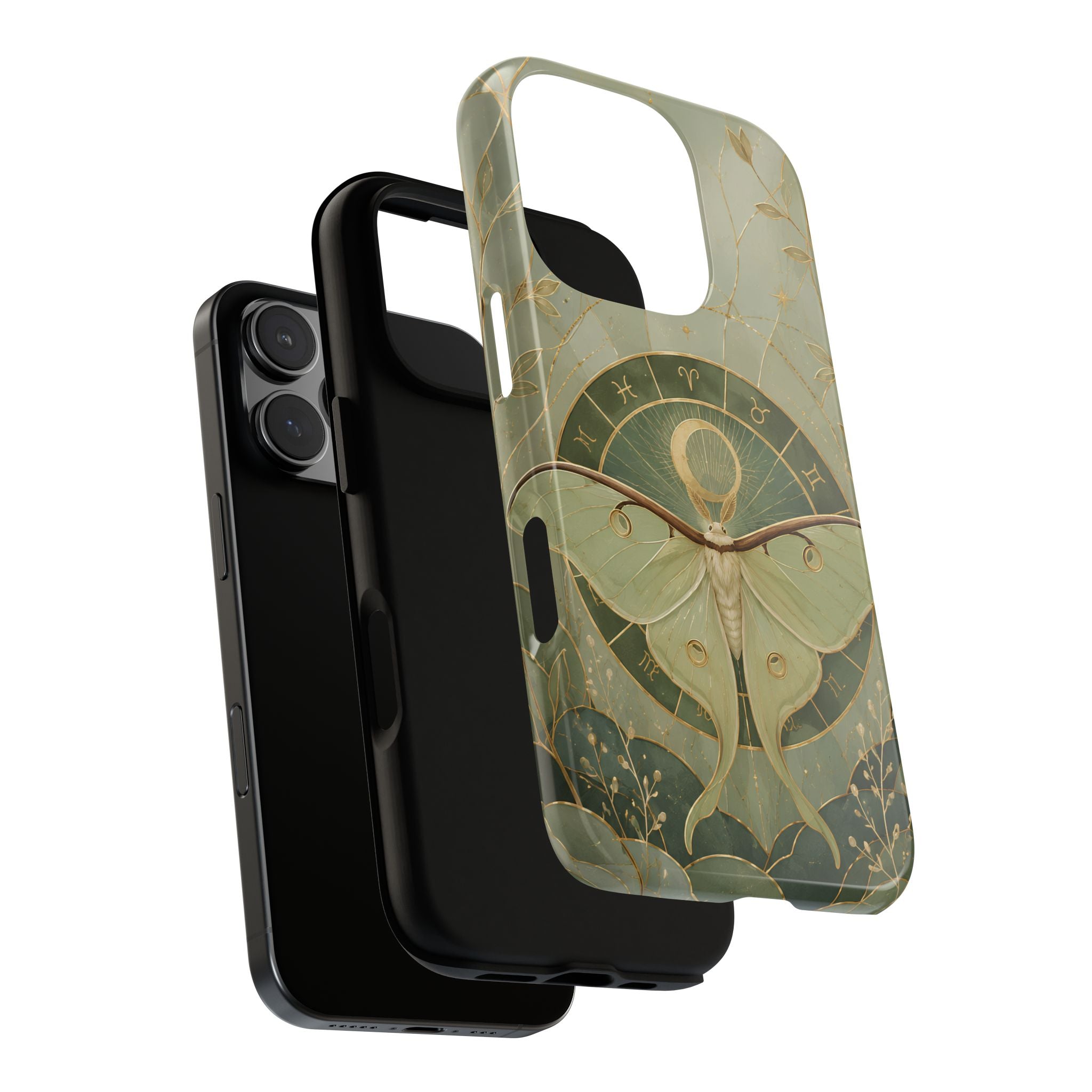 Luna Moth iPhone Case | Celestial Moth iPhone Case