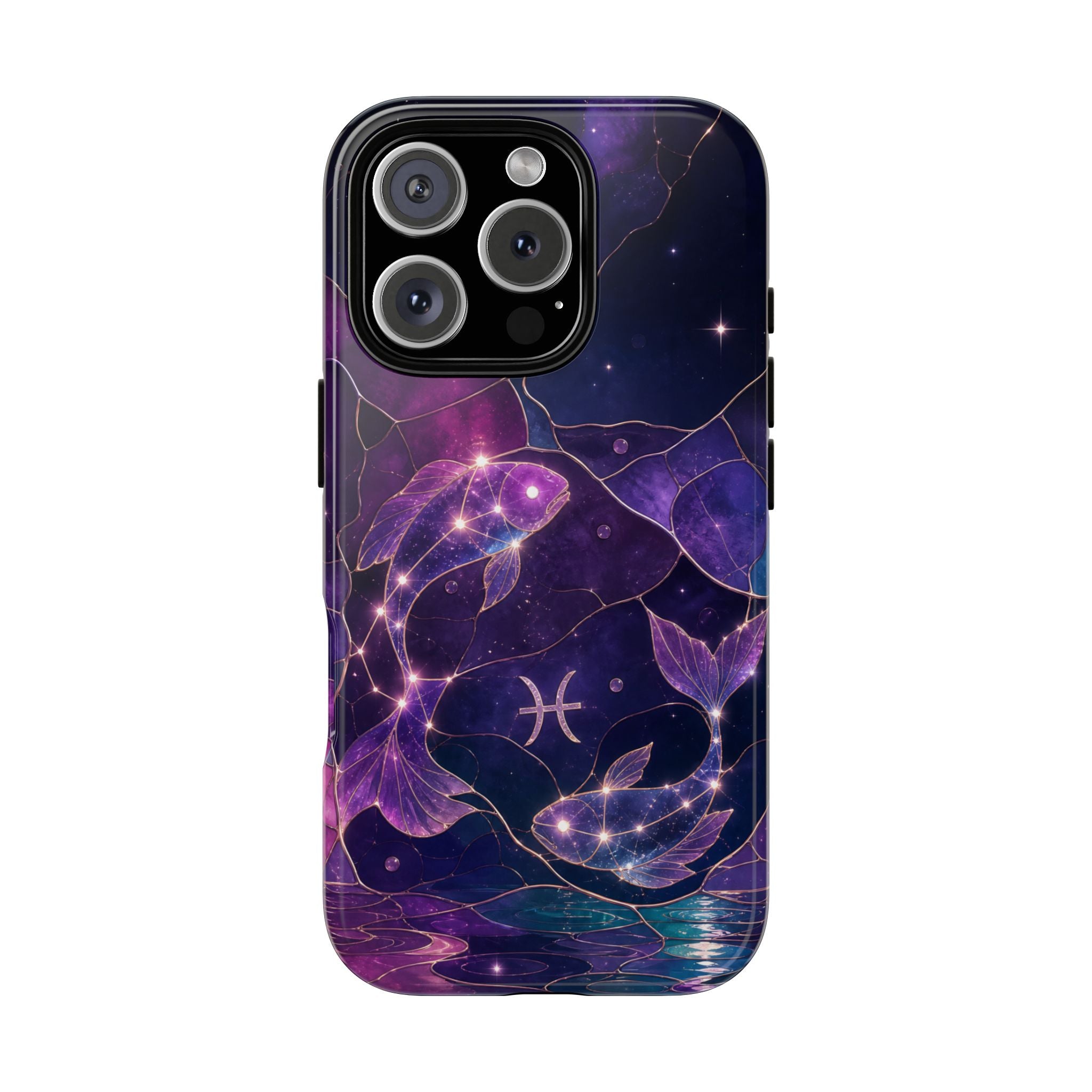Pisces Zodiac iPhone Case | Celestial Fish iPhone Case