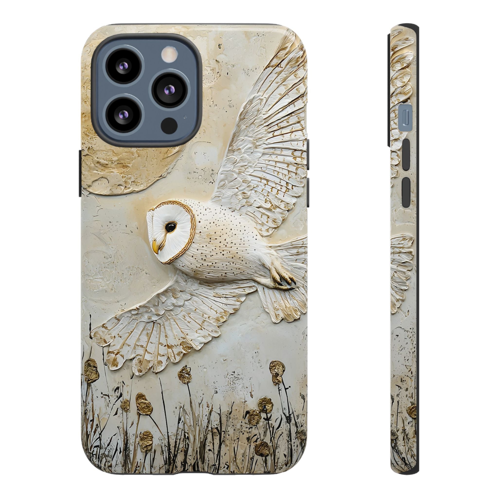 Barn Owl iPhone Case — Elegant Flying Owl Wildlife
