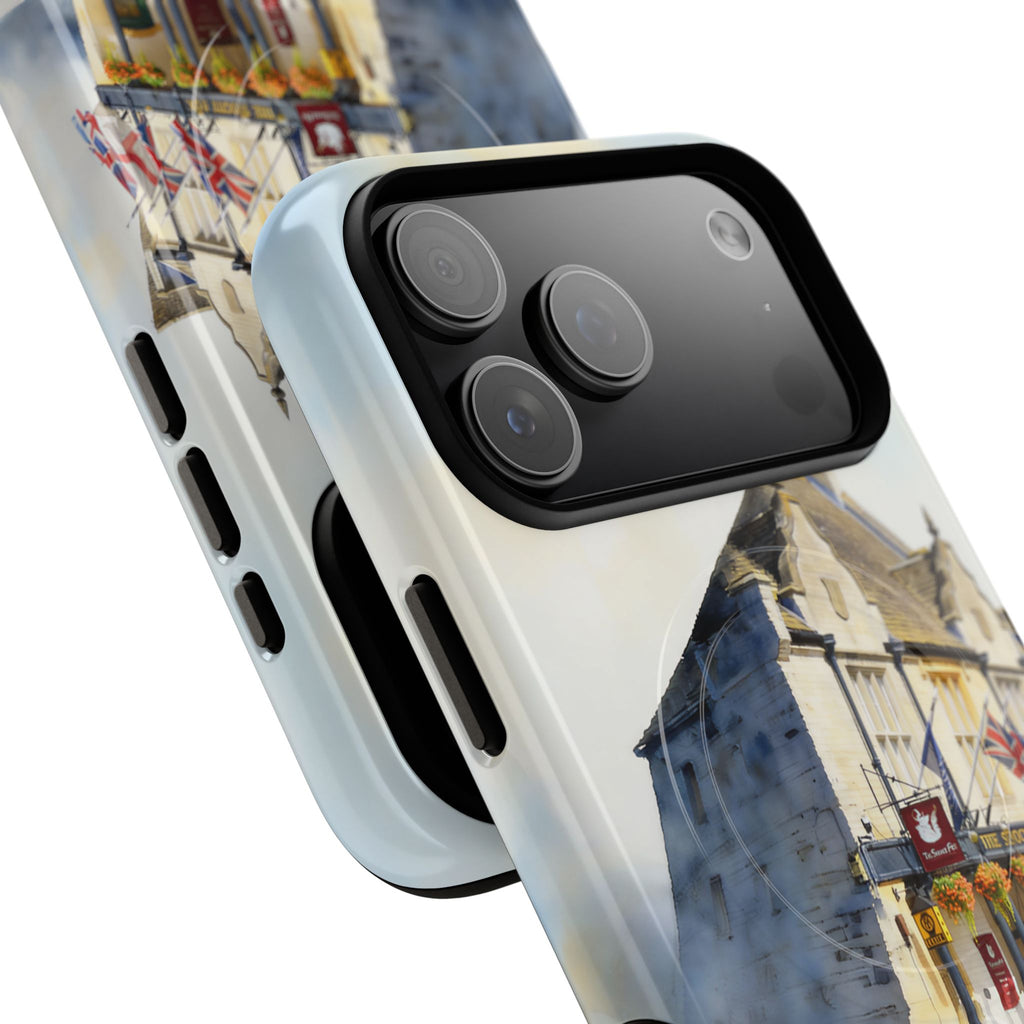 English Village Hotel Aesthetic MagSafe iPhone Case