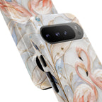 Flamingo Google Pixel Phone Case | Stained Glass Bird Art