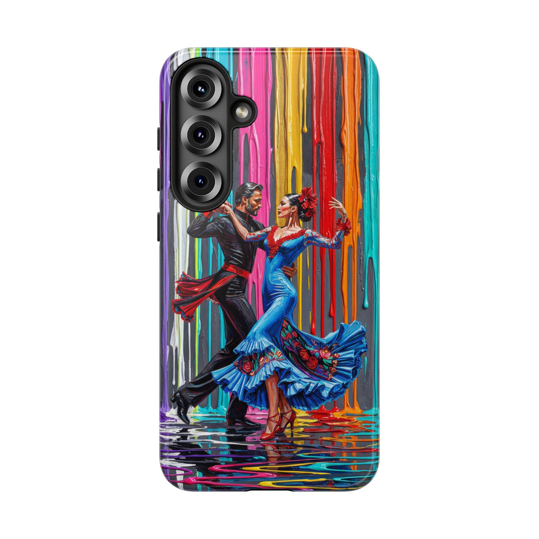 Colorful Tango Samsung Galaxy Phone Case | Vibrant Dancing Couple Art Protection