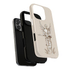 Angel Sketch Phone Case | Classic Guardian Tough MagSafe iPhone Cover