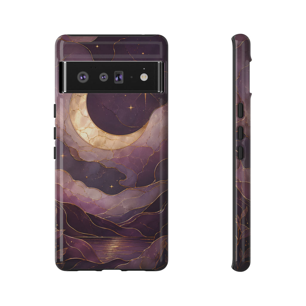 Moon Phone Google Pixel Case | Celestial Night Sky Phone Case