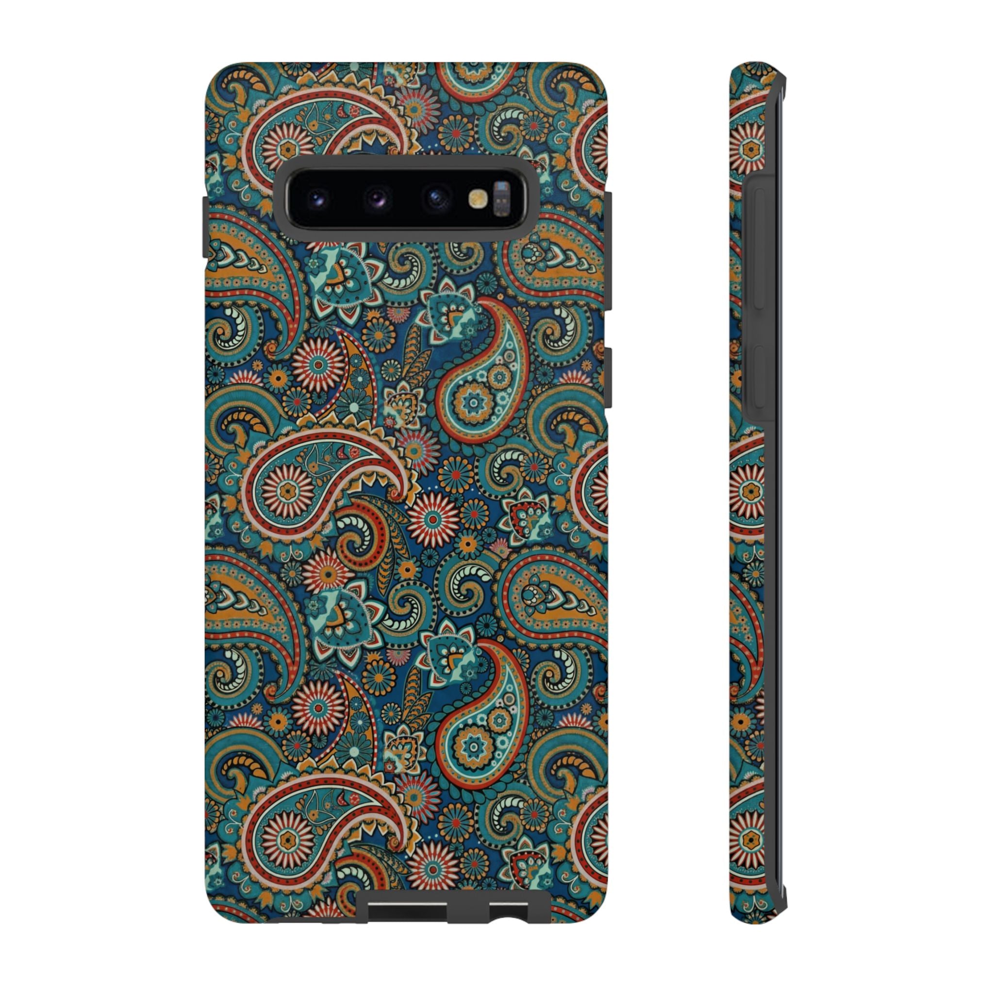 Batik Vibrant Paisley Protective Tough Samsung Galaxy Case