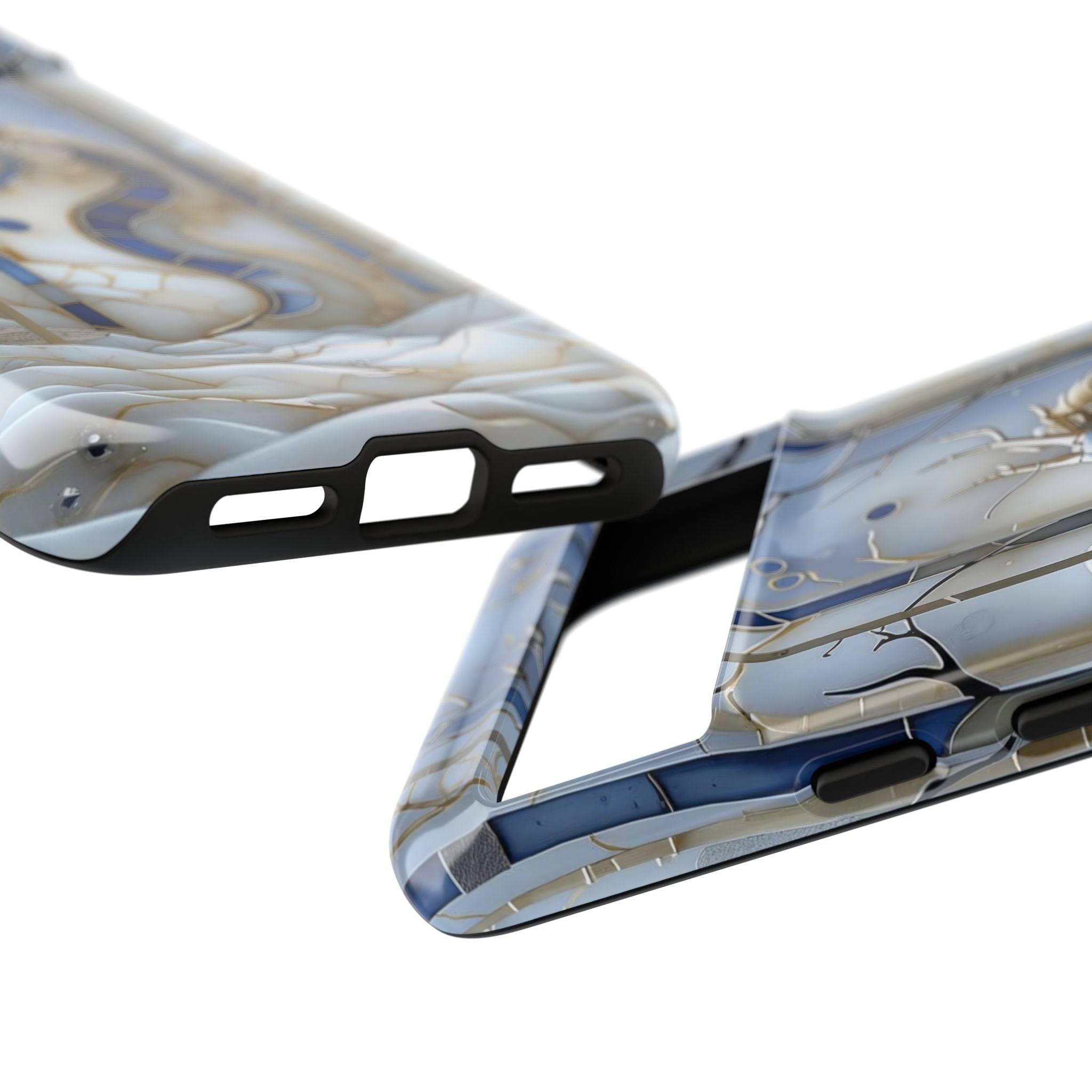 Dragon Stained Glass Google Pixel Case — Blue Winter Forest Protective Cover