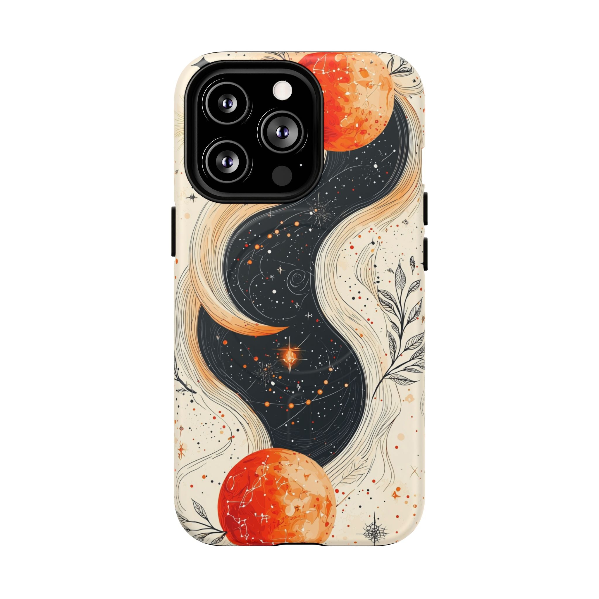 Custodia Astrology Galaxy MagSafe per iPhone | Red Moon Celestial