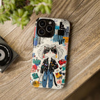 Punk City Cat Graffiti Design iPhone Case