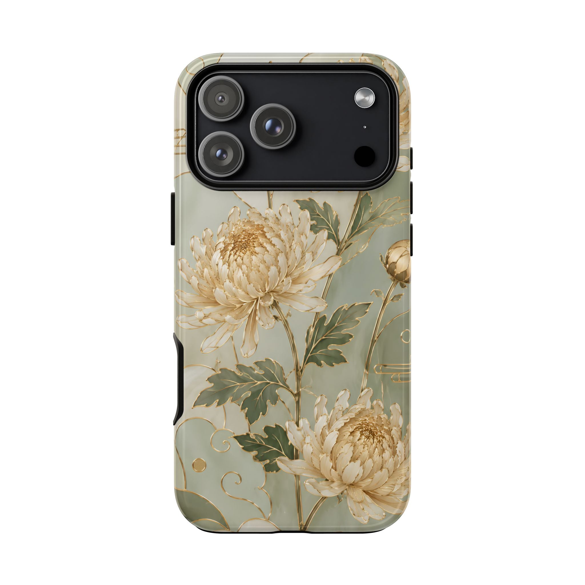 Chrysanthemum iPhone Case | Vintage Floral iPhone Case
