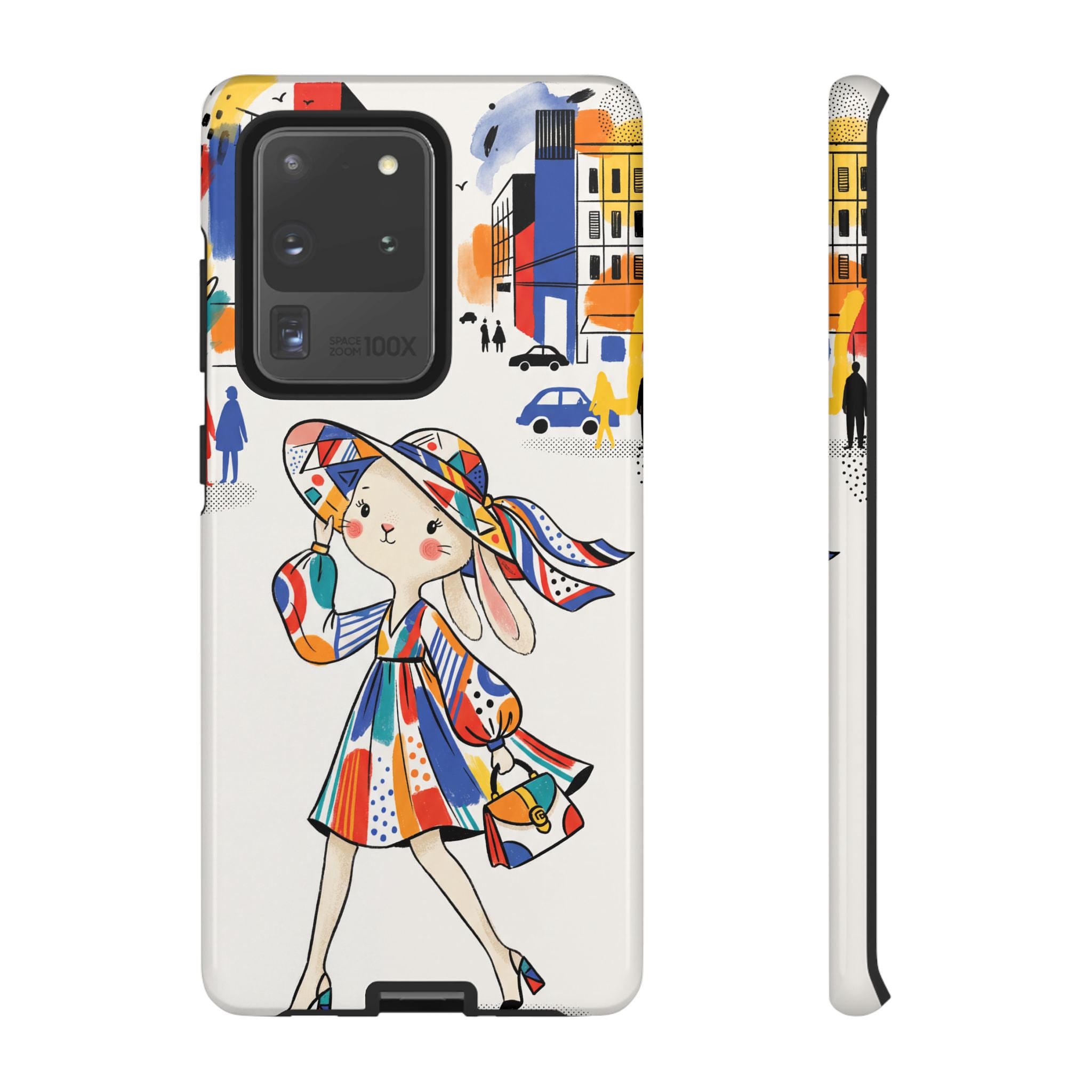 Chic Bunny City Samsung Galaxy Phone Case