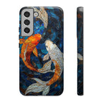 Custodia resistente per Samsung Galaxy a forma di pesce koi