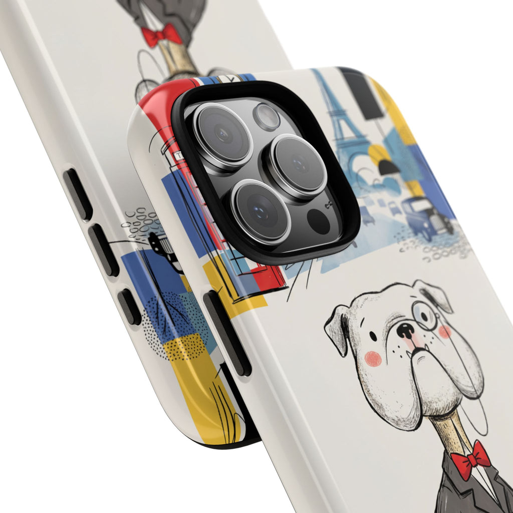 Vintage Dapper Gentleman Bulldog iPhone Case