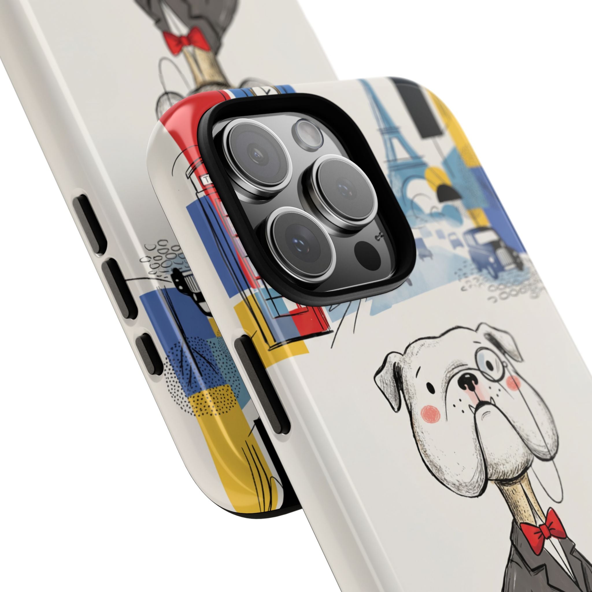 Vintage Dapper Gentleman Bulldog iPhone Case