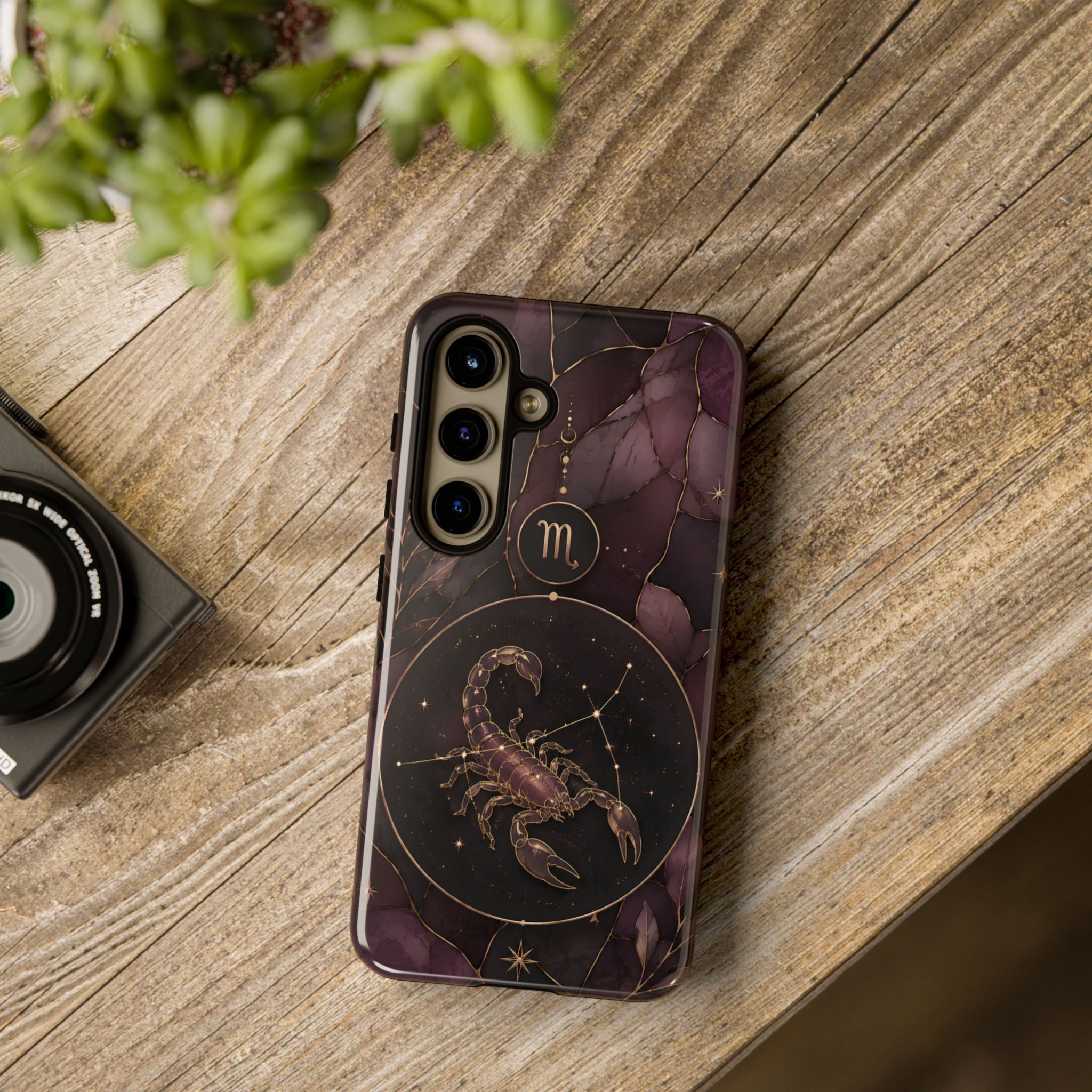 Scorpio Zodiac Samsung Galaxy Phone Case | Scorpio Constellation Protective Case