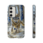 Wolf in Snow Samsung Galaxy Case — Rugged Wildlife