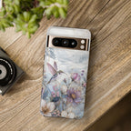 Hummingbird Google Pixel Phone Case | Vintage Floral Phone Case