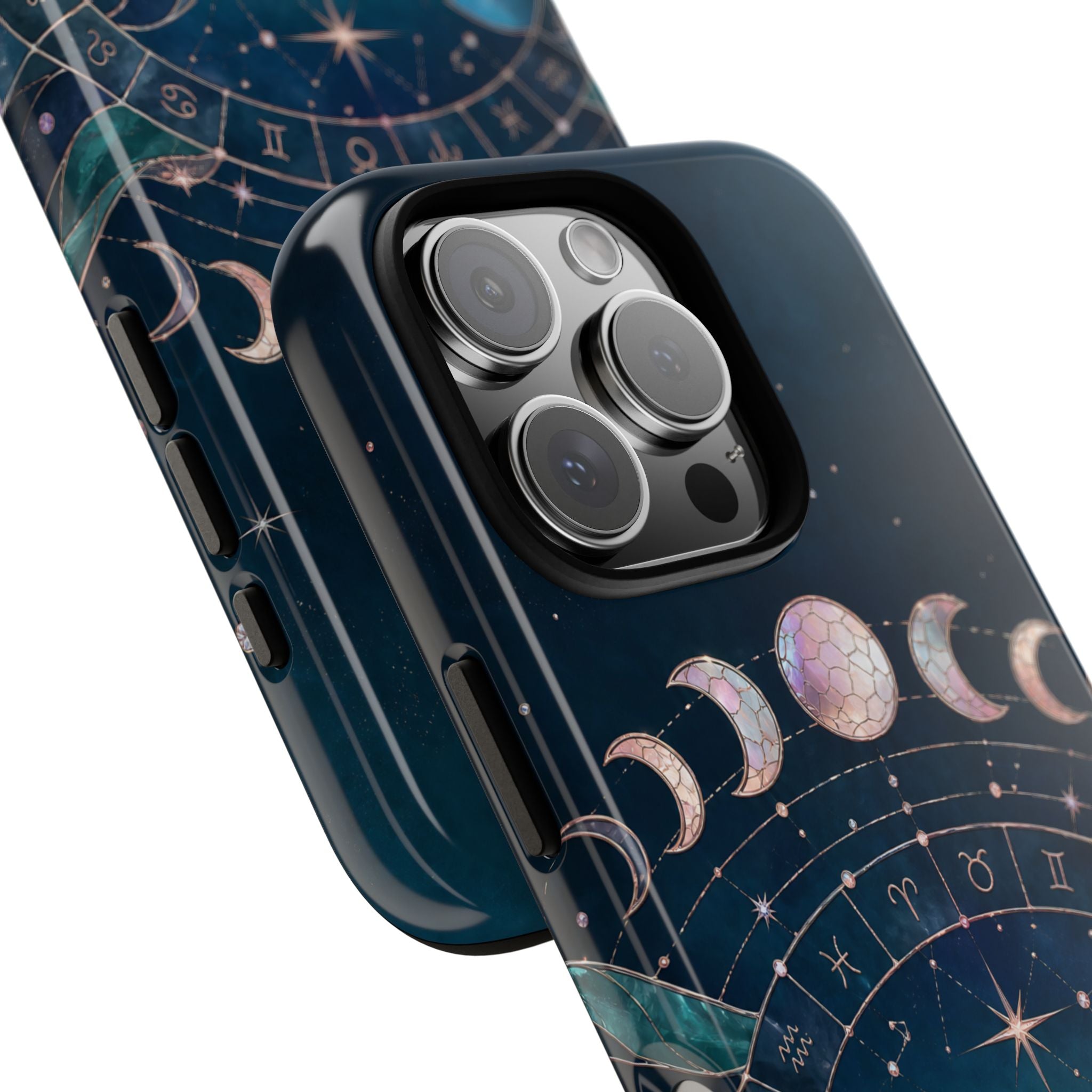 Celestial Zodiac Wheel iPhone Case | Moon Phase iPhone Case