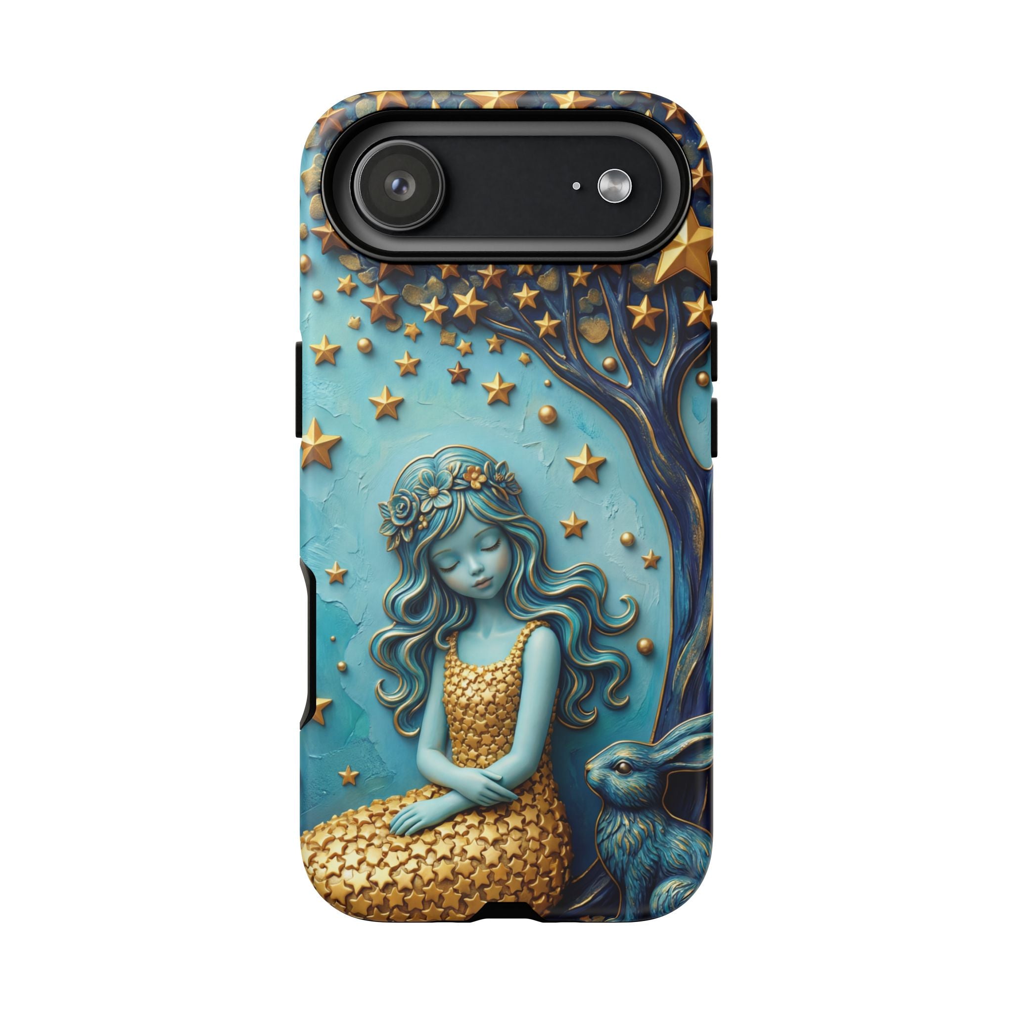 Dreamy Maiden & Star Tree iPhone Case