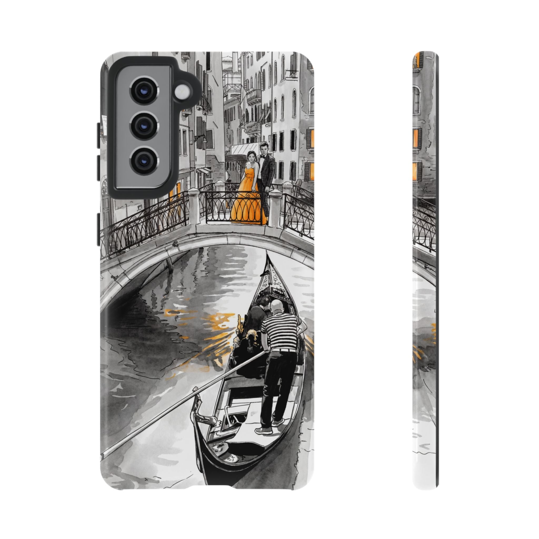 Venice Gondola Samsung Galaxy Case | Romantic Canal Scene Protective Case