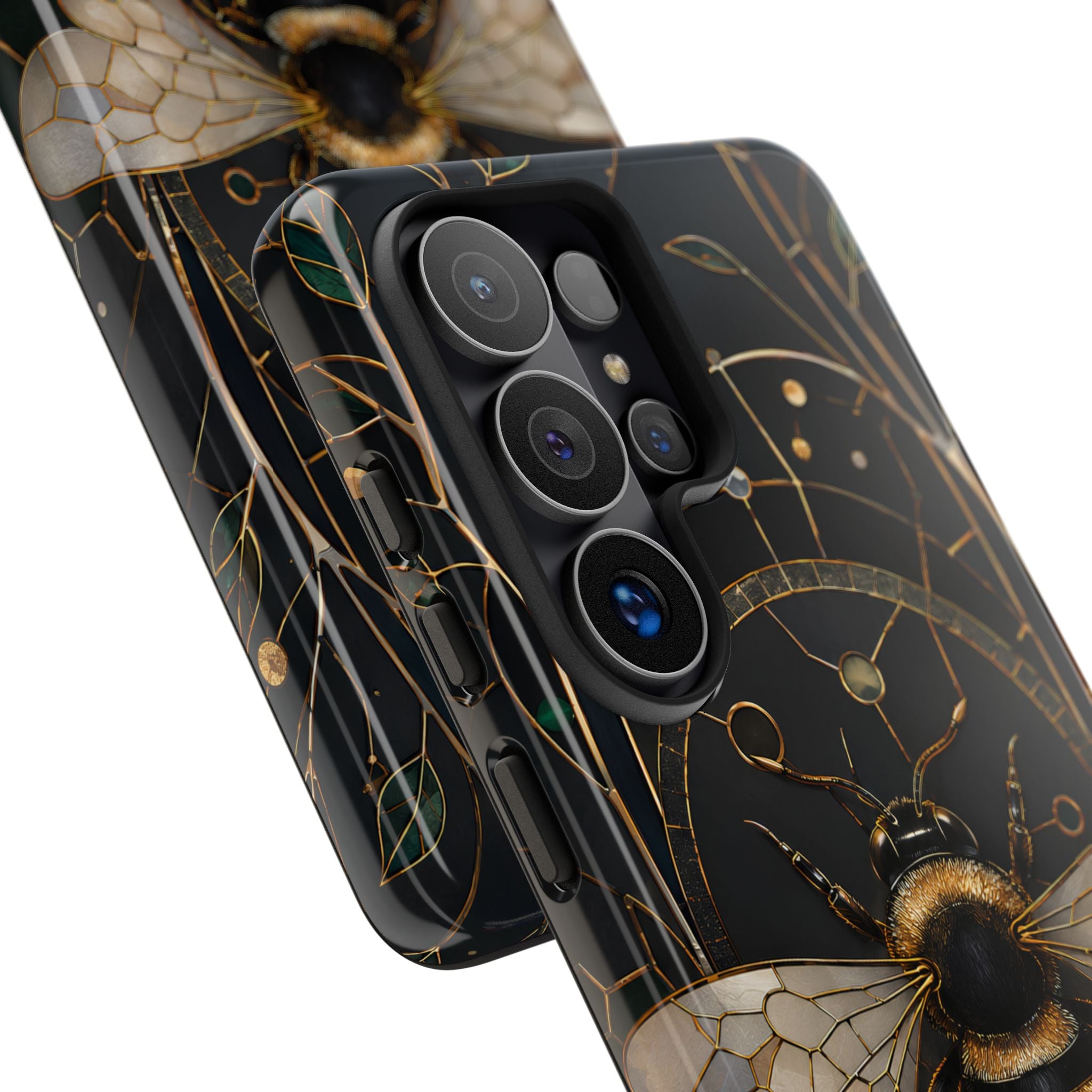 Golden Bee Samsung Galaxy Phone Case | Vintage Bee Art Cover