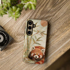 Red Panda Samsung Galaxy Phone Case | Bamboo Forest Phone Case