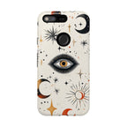 Mystic Eye Google Pixel Case | Celestial Moon & Star