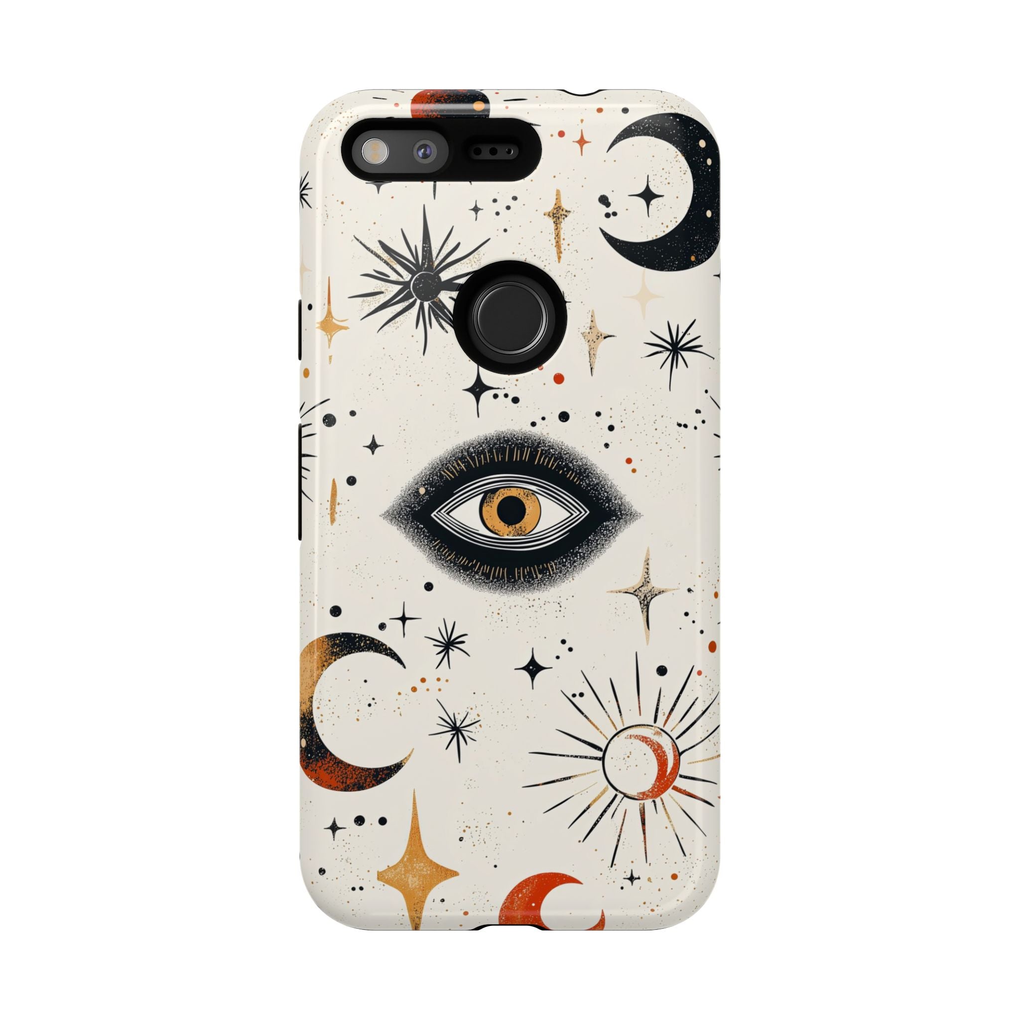 Mystic Eye Google Pixel Case | Celestial Moon & Star