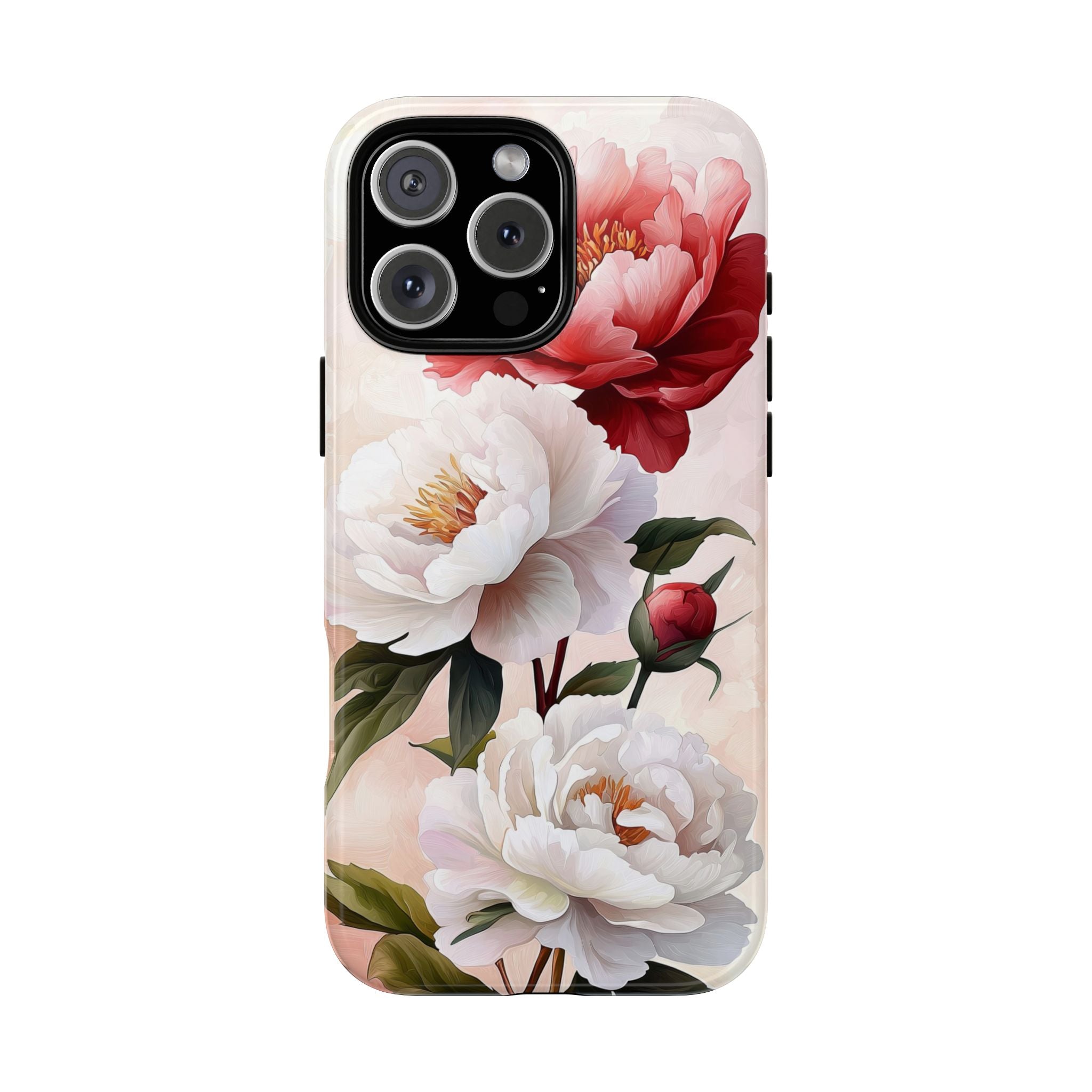 Floral Peony Tough iPhone Case