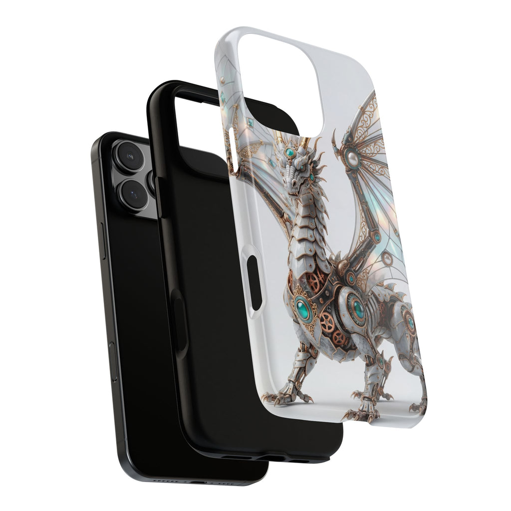 Steampunk Mechanical Dragon iPhone Case — Fantasy Armor Protective Cover
