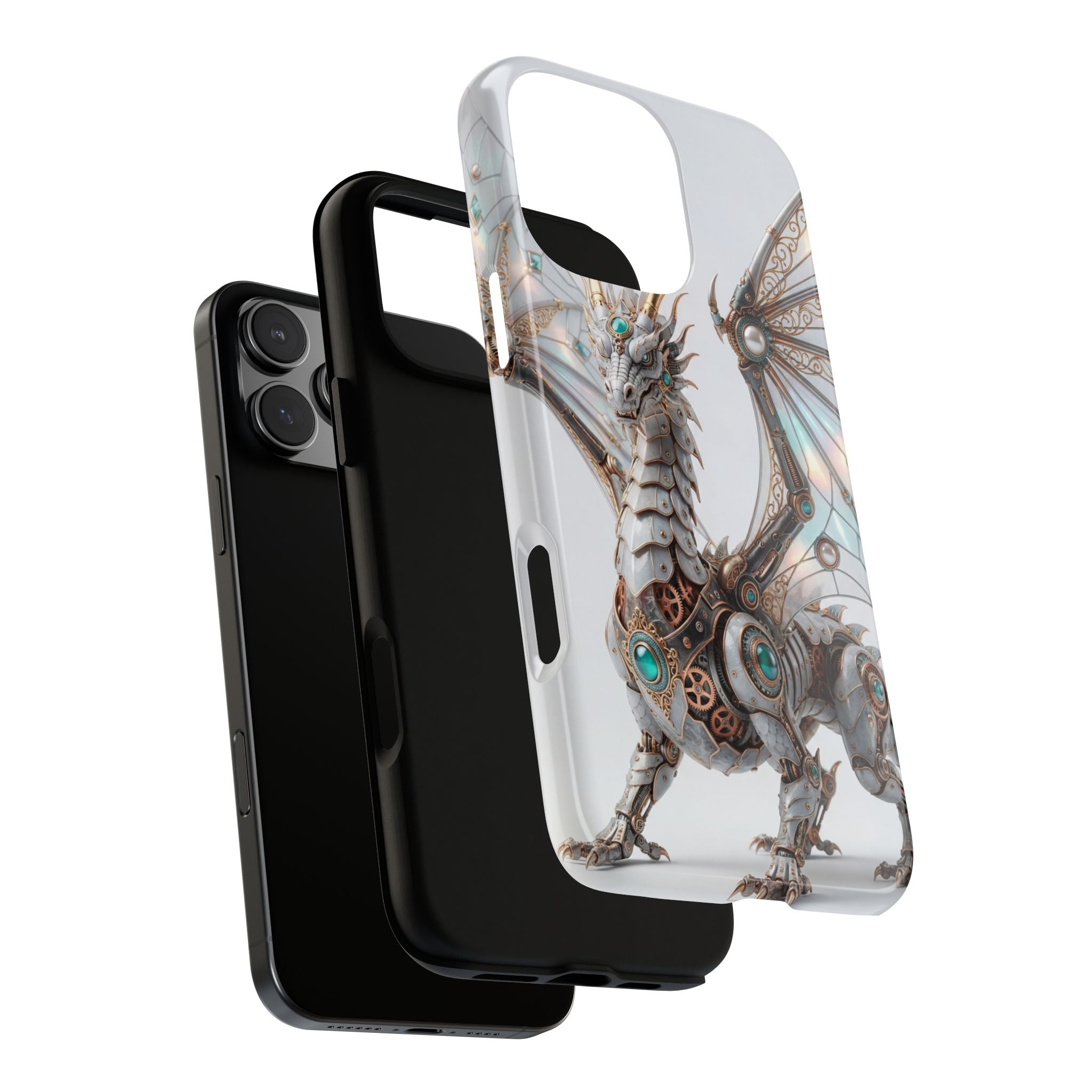 Steampunk Mechanical Dragon iPhone Case — Fantasy Armor Protective Cover