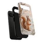 Squirrel Google Pixel Phone Case | Winter Woodland Phone Case