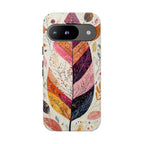 Autumn Leaf Tough Google Pixel Case | Watercolour Feathered Fall Design