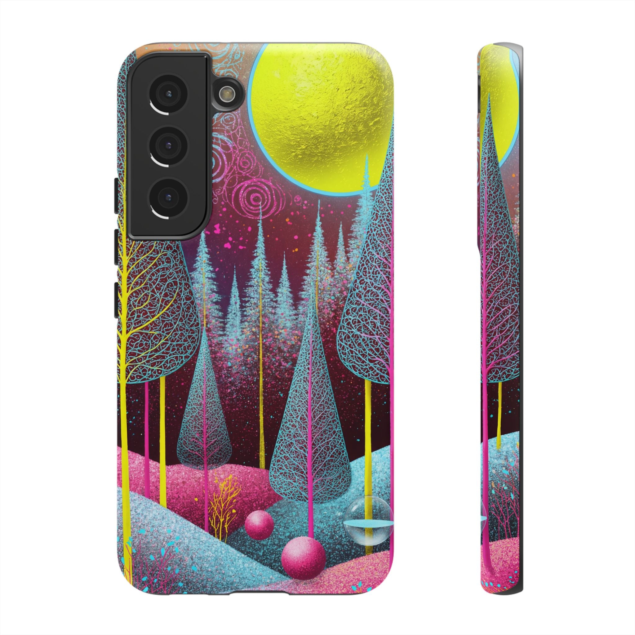 Neon Dreamscape Forest Samsung Galaxy Case
