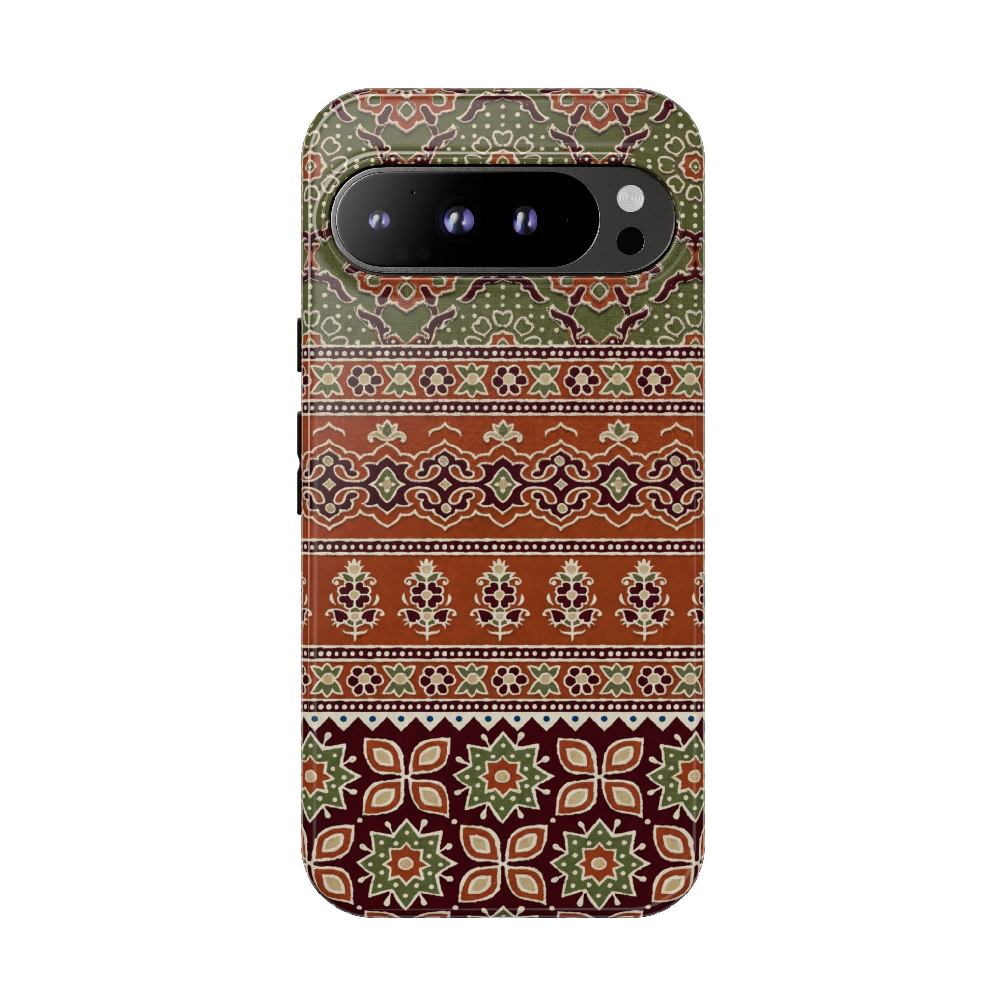 Batik Floral Protective Google Pixel Case