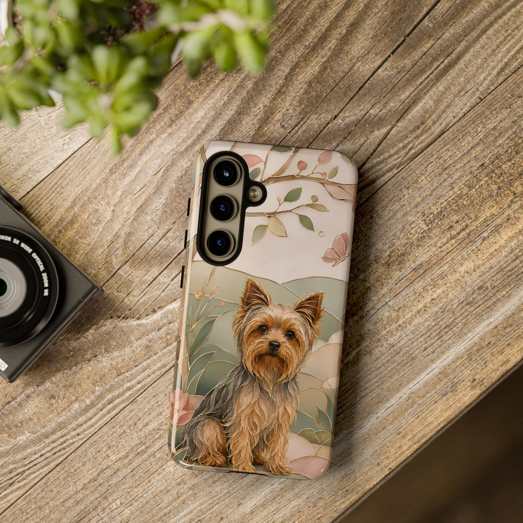 Yorkie Samsung Galaxy Phone Case | Yorkshire Terrier Art Cover
