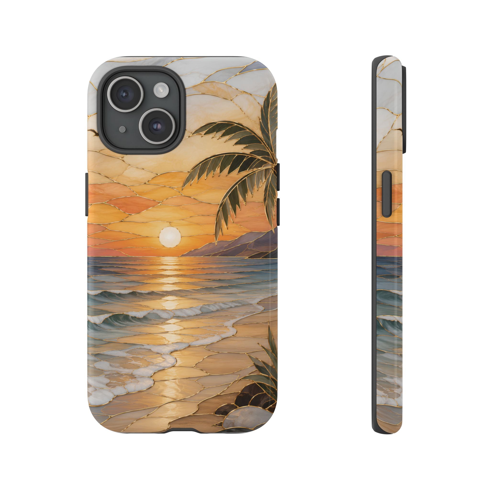 Beach Sunset iPhone Case | Coastal Ocean Art Cover