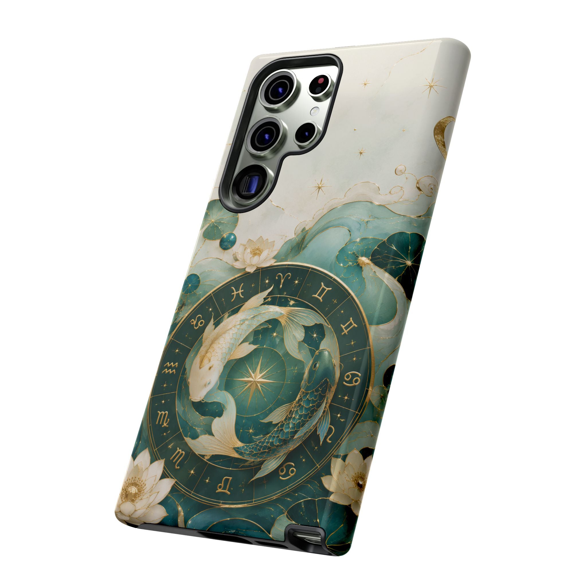 Koi Zodiac Samsung Galaxy Phone Case| Celestial Koi Phone Case