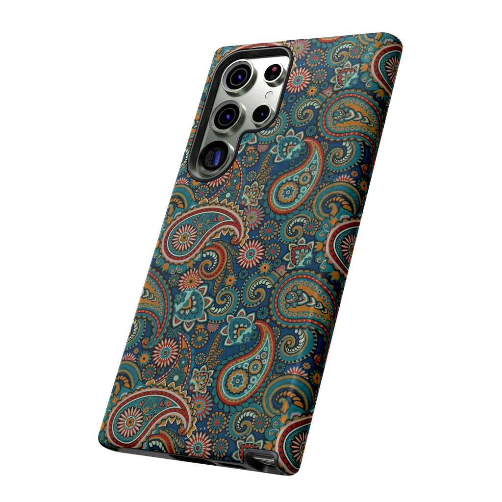 Batik Vibrant Paisley Protective Tough Samsung Galaxy Case