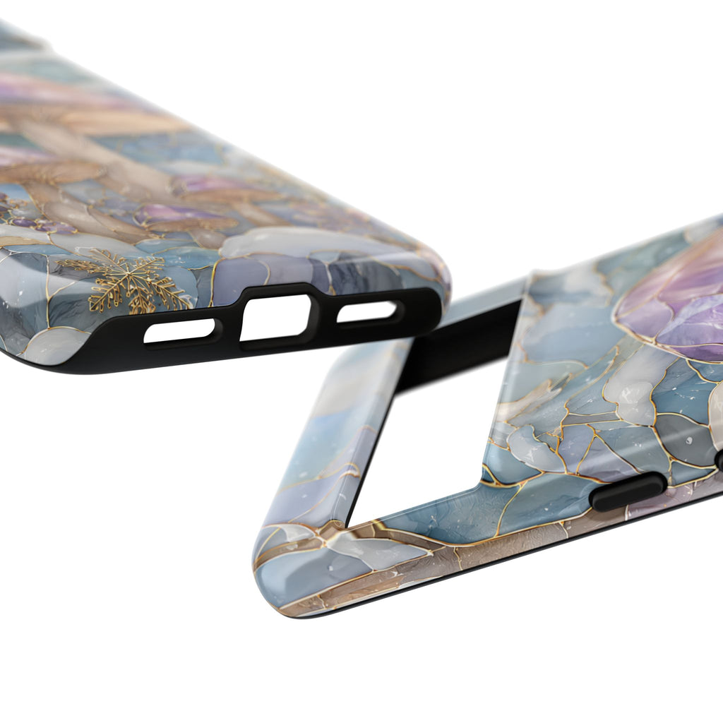 Iridescent Mushroom Illustration Google Pixel Phone Case | Protective Hard Case