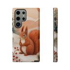 Winter Squirrel Samsung Galaxy Phone Case | Woodland Animal Phone Case