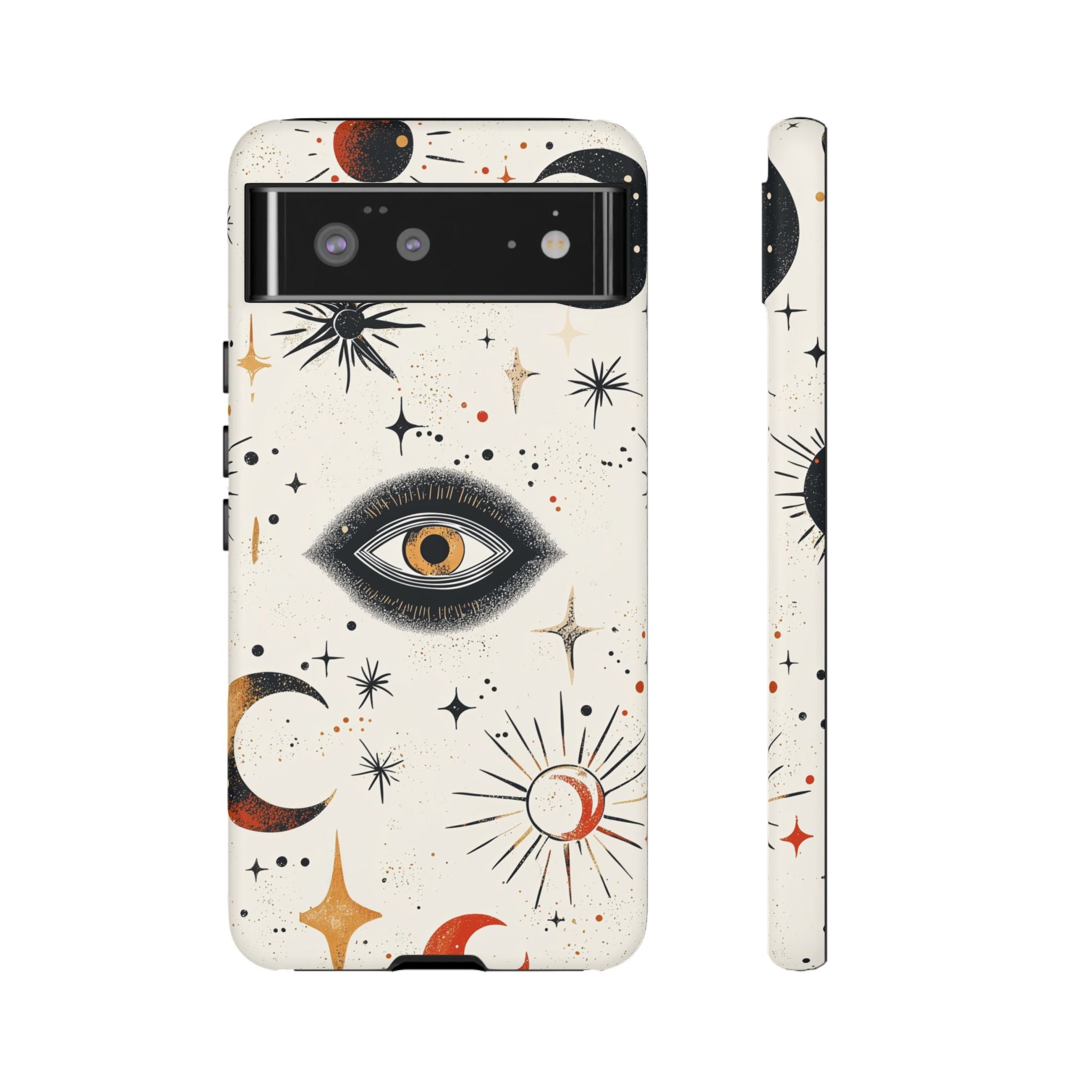 Mystic Eye Google Pixel Case | Celestial Moon & Star