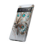 Butterfly Gem Phone Case — Steampunk Teal Jewel Google Galaxy Case