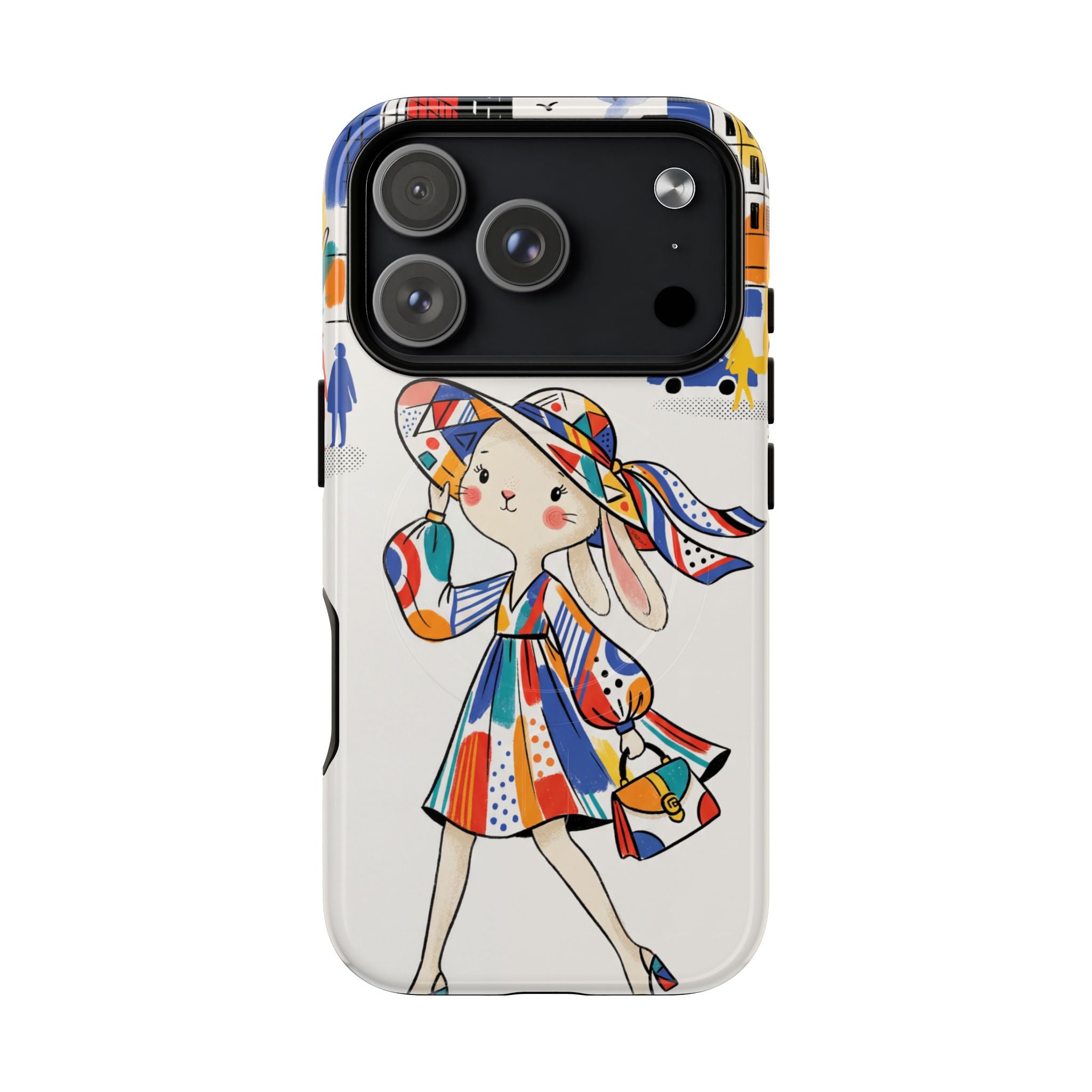 Chic Bunny City MagSafe iPhone Case