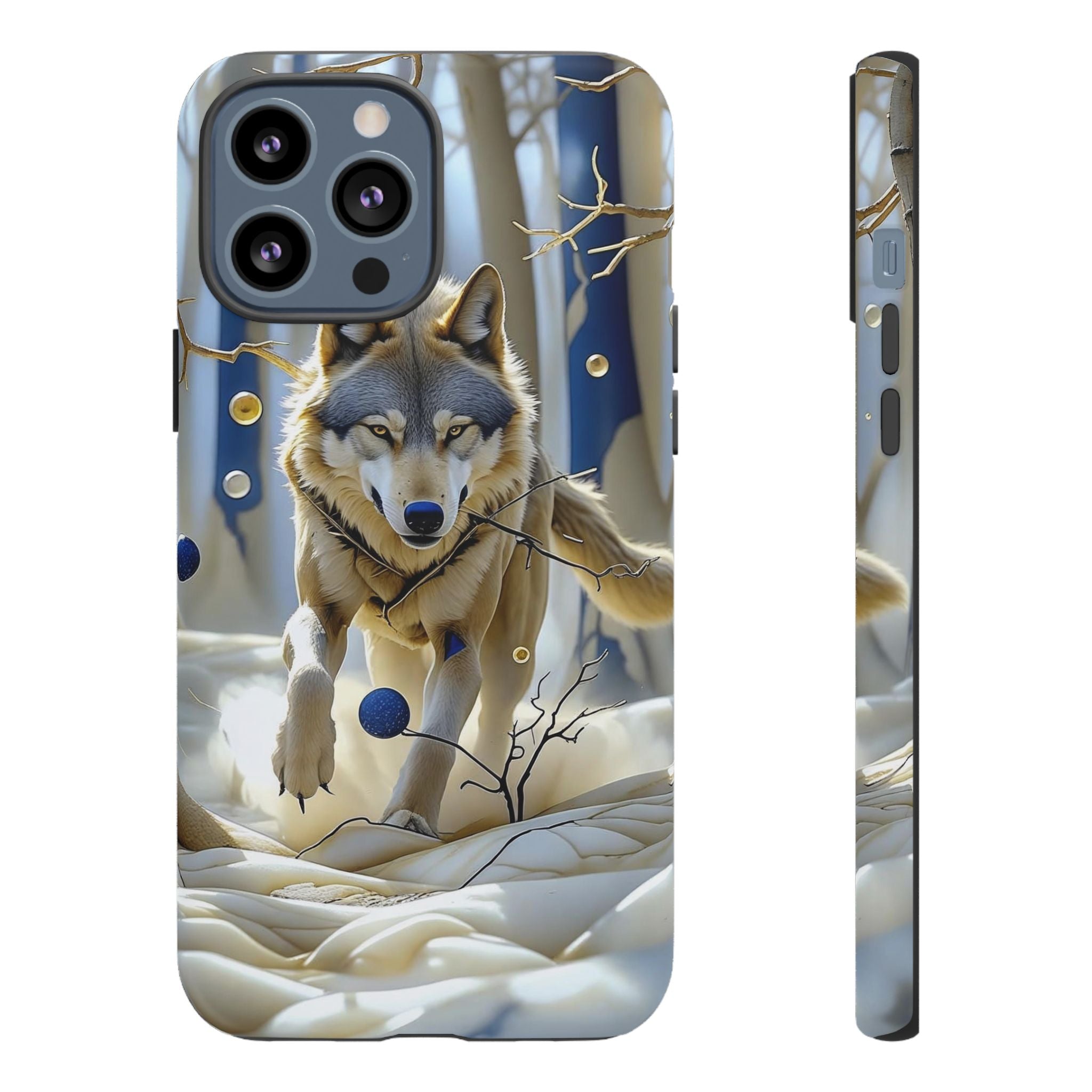 Wolf in Snow iPhone Case — Rugged Wildlife