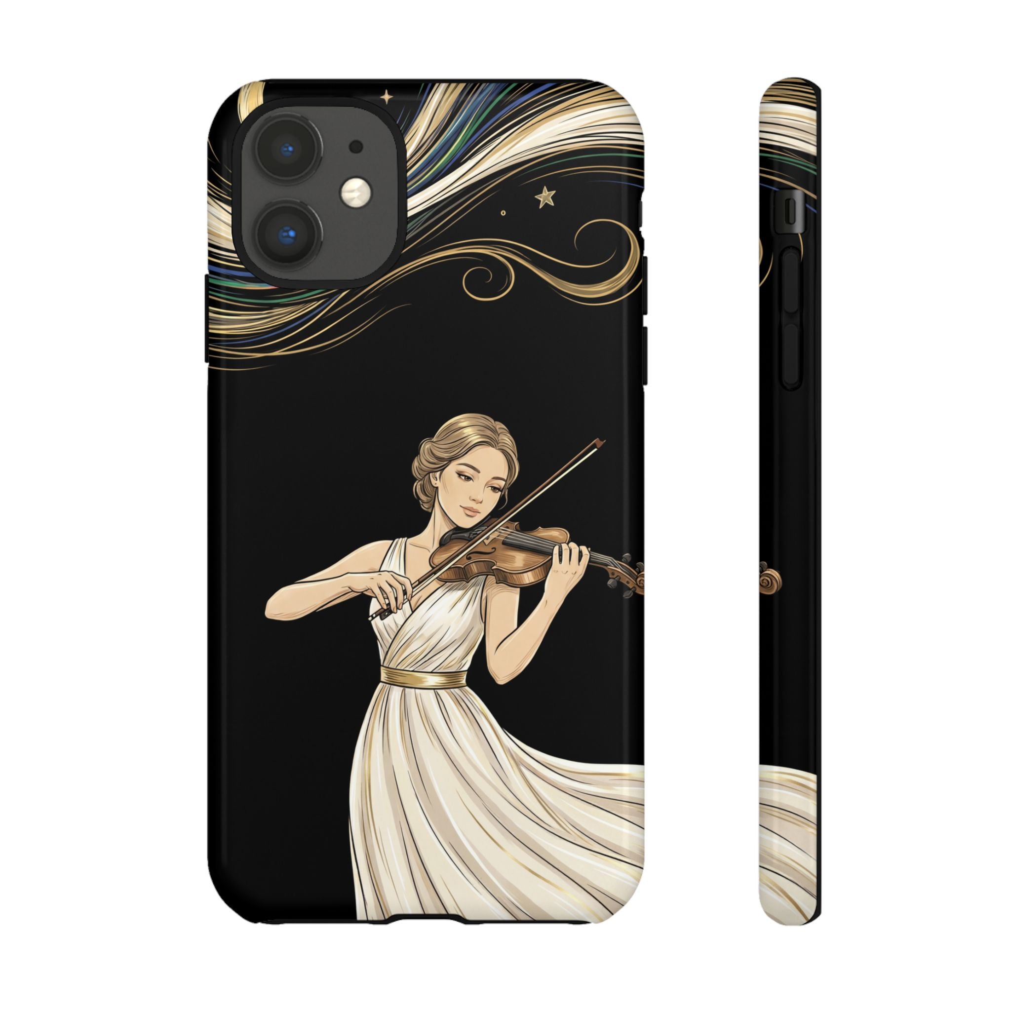 Violinist iPhone Case | Elegant Classical Musicist Design