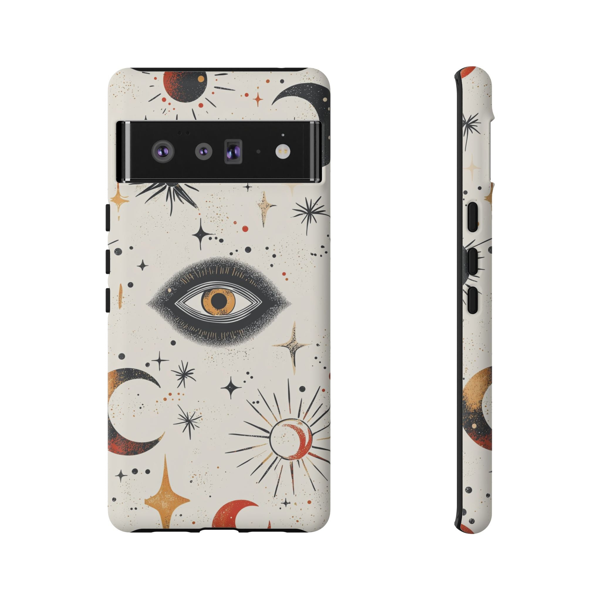 Mystic Eye Google Pixel Case | Celestial Moon & Star