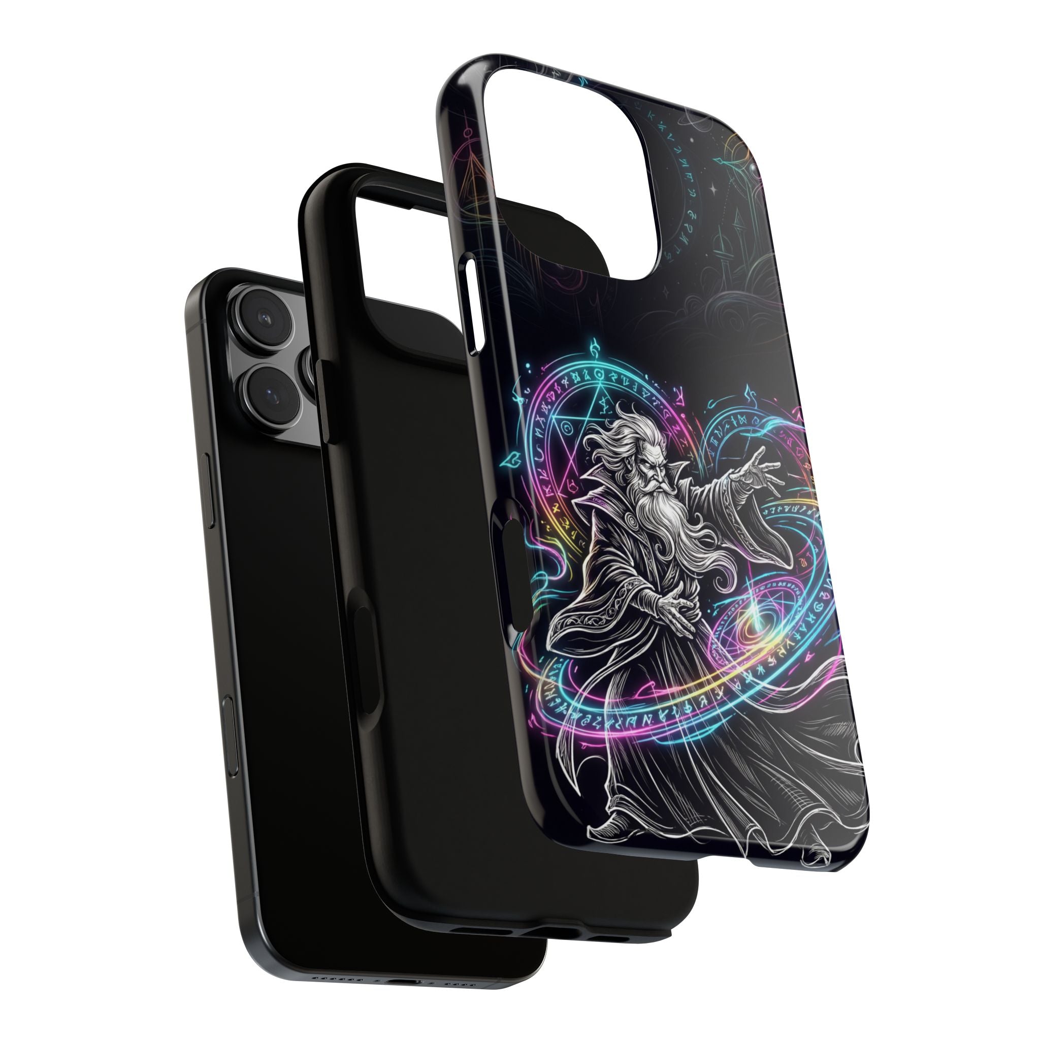 Cover per iPhone "Neon Spell Art Wizard Magic"