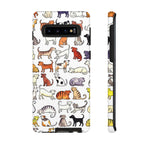 Dog Pattern Samsung Galaxy Case | Cute Colourful Dogs