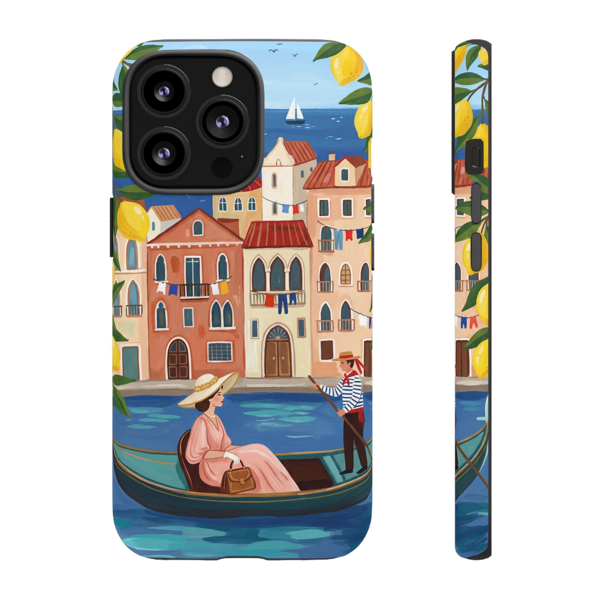 Venetian Gondola iPhone Case | Lemon Coast Waterfront Travel